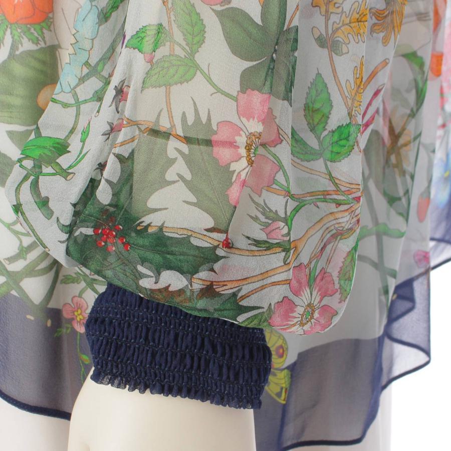 GUCCI 【グッチ】Gucci 14年 フローラ シルク ブラウス シャツ GUCCI 【グッチ】Gucci 14年 フローラ シルク ブラウス シャツ