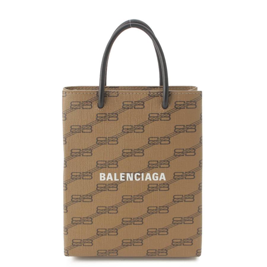 中古】BALENCIAGA ブラウン トートバッグ