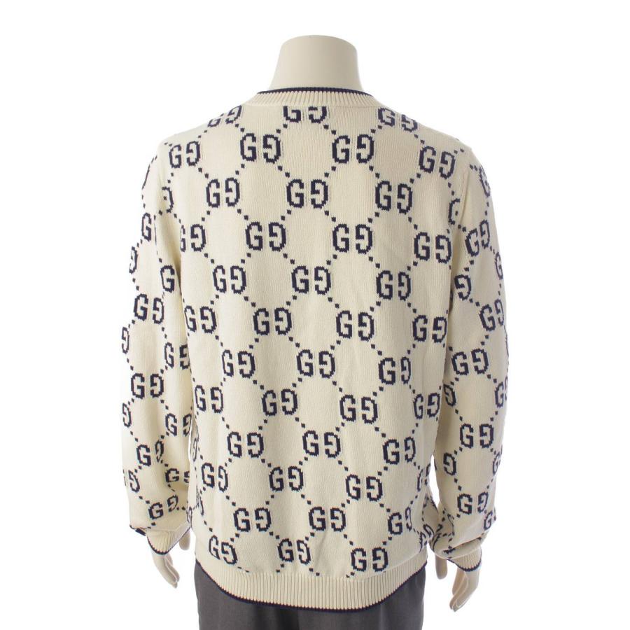 グッチ】Gucci メンズ 22SS GG コットン 長袖 クルーネック 