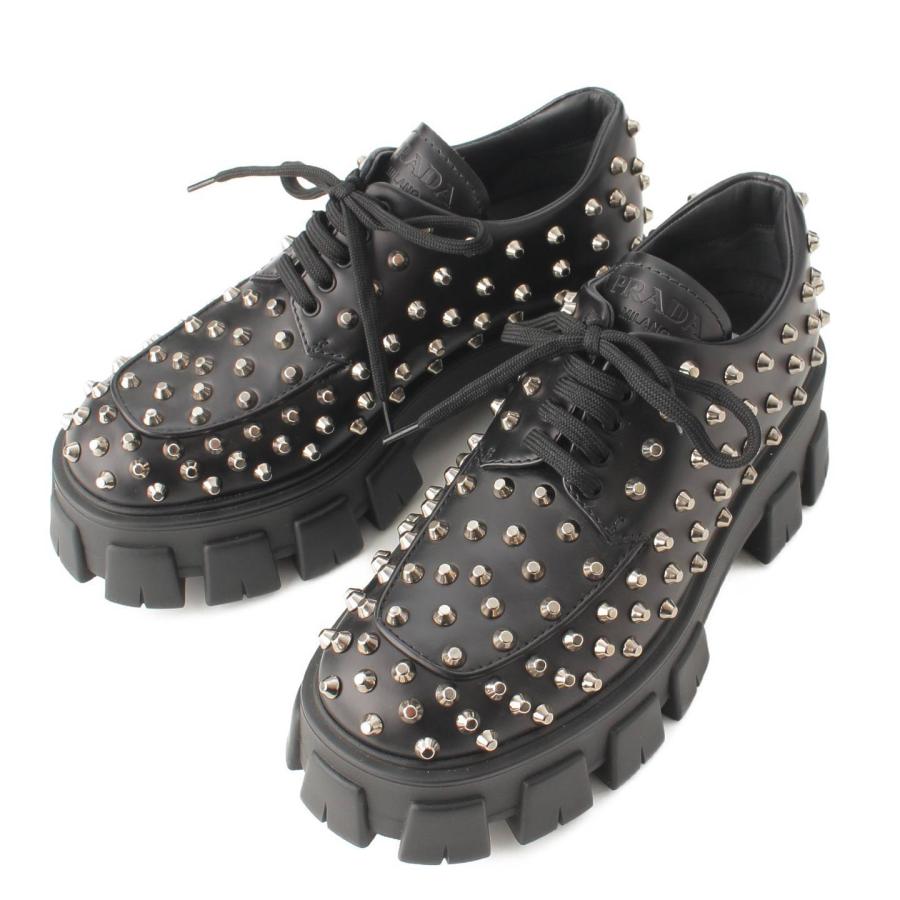 PRADA 【プラダ】Prada モノリス ブラッシュドレザー スタッズ PRADA 【プラダ】Prada モノリス ブラッシュドレザー スタッズ