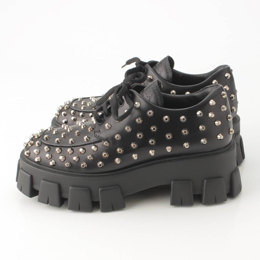 PRADA 【プラダ】Prada モノリス ブラッシュドレザー スタッズ PRADA 【プラダ】Prada モノリス ブラッシュドレザー スタッズ