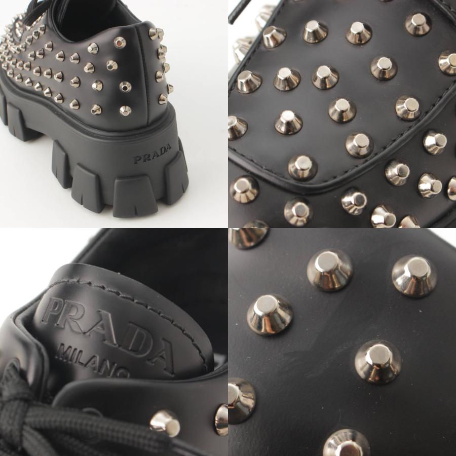 PRADA 【プラダ】Prada モノリス ブラッシュドレザー スタッズ PRADA 【プラダ】Prada モノリス ブラッシュドレザー スタッズ