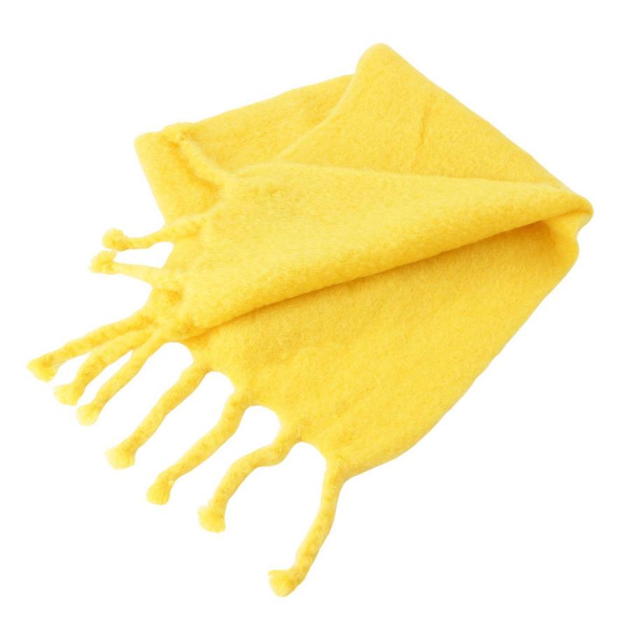 ロエベ】Loewe アナグラム モヘア×ウール フリンジ スカーフ 大判  