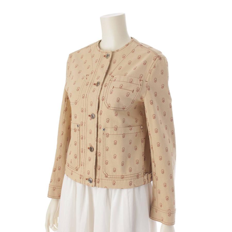 HERMES 【エルメス】Hermes 22SS セリエボタン コリエドシアン柄 ノー 
