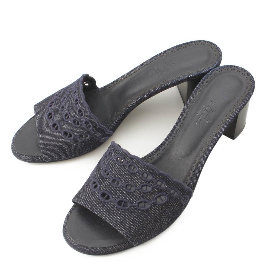 エルメスサンダルミュールシェーヌダンクル