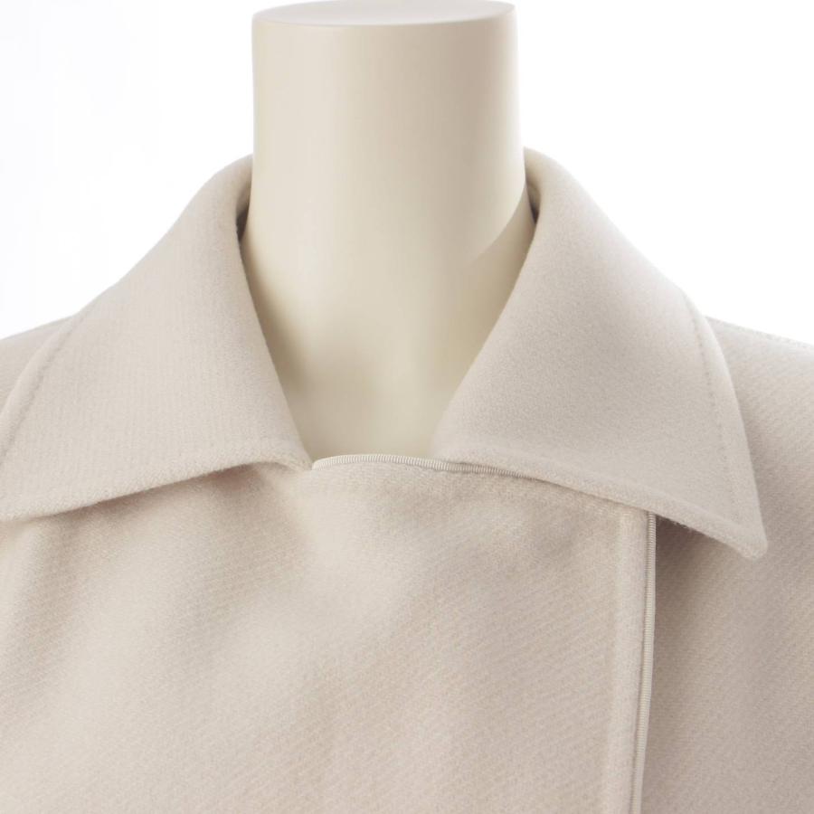 DRAWER 【ドゥロワー】DRAWER ウール ロング ステンカラーコート  