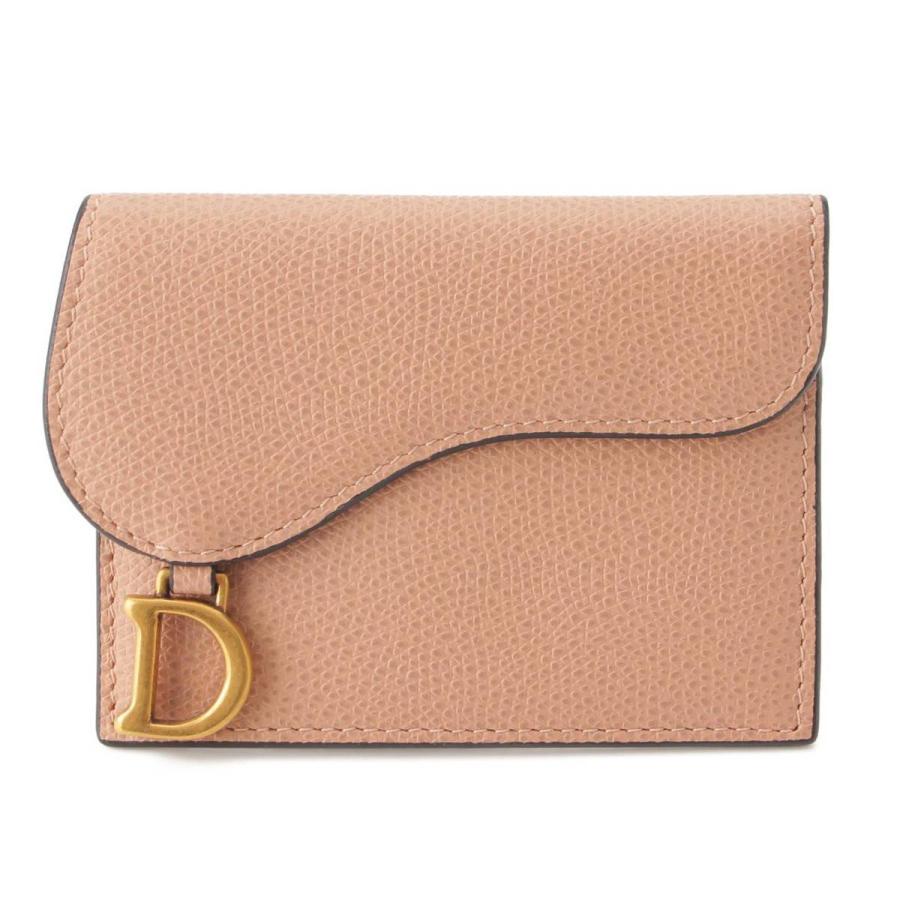 Christian Dior 【ディオール】DIOR サドル レザー カードケース パス 
