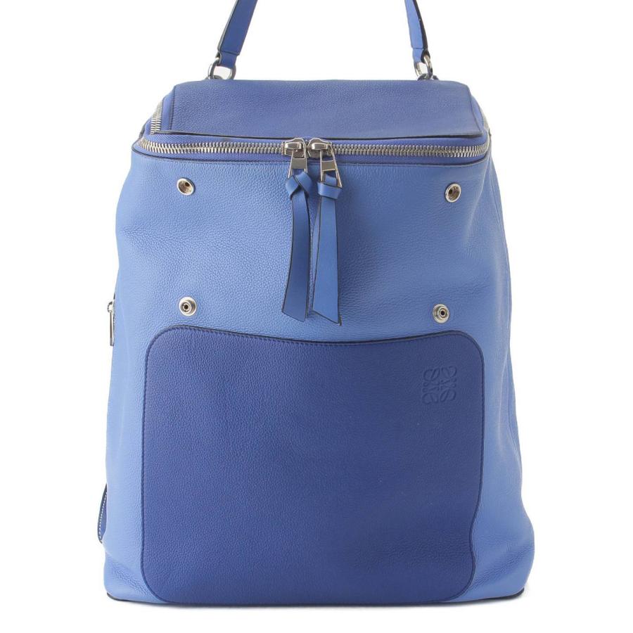 LOEWE (ロエベ) ×ダンボ ゴヤ レザー バックパック リュック ブルー
