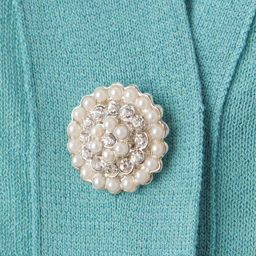 新品フォクシーカーディガンfoxey パール