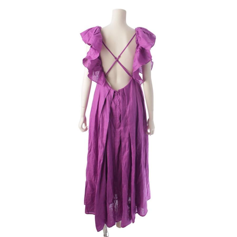 新品タグ付き‼️MYLAN ボタニカルダイフリルショルダードレス