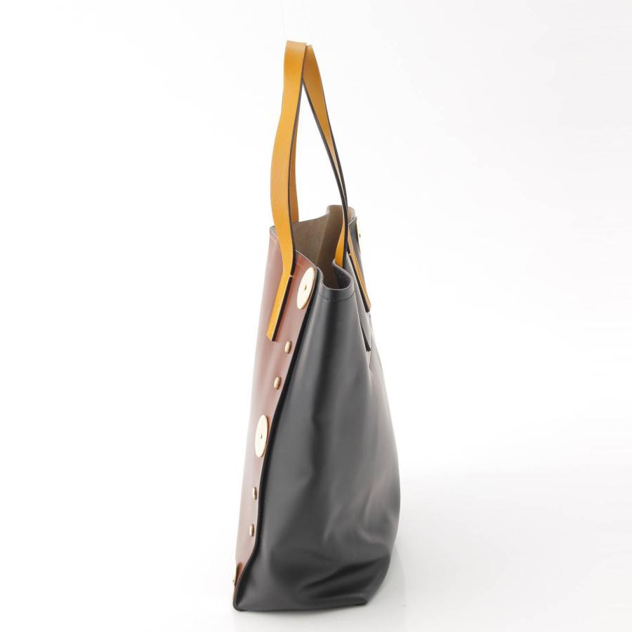 MARNI 【マルニ】Marni パネルトートバッグ SHMP0011Y0 ブラウン 