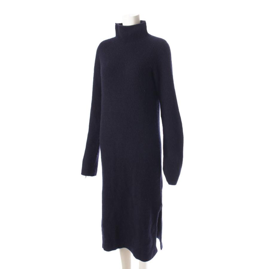 THE ROW 【ザロウ】THE ROW ウール×カシミヤ ハイネック ロング ニット  