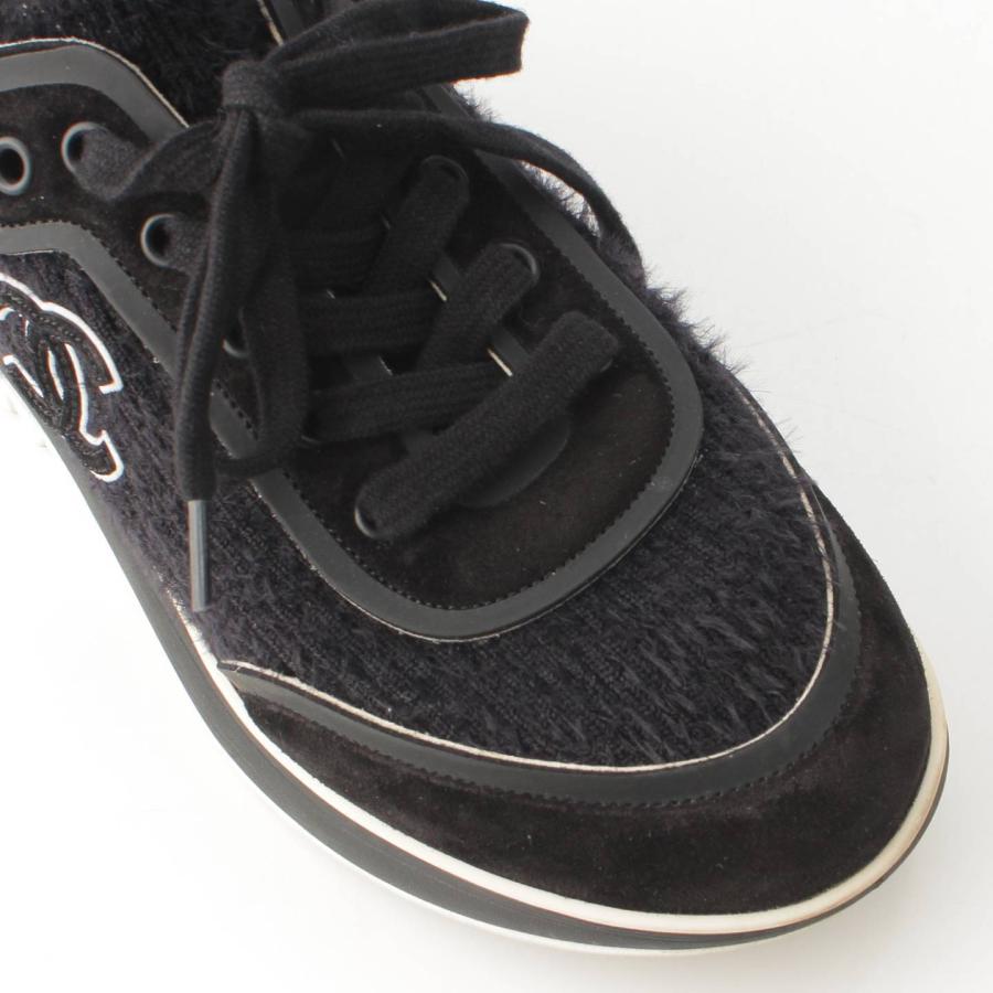 CHANEL 【シャネル】Chanel ココマーク W スエード×ファブリック  