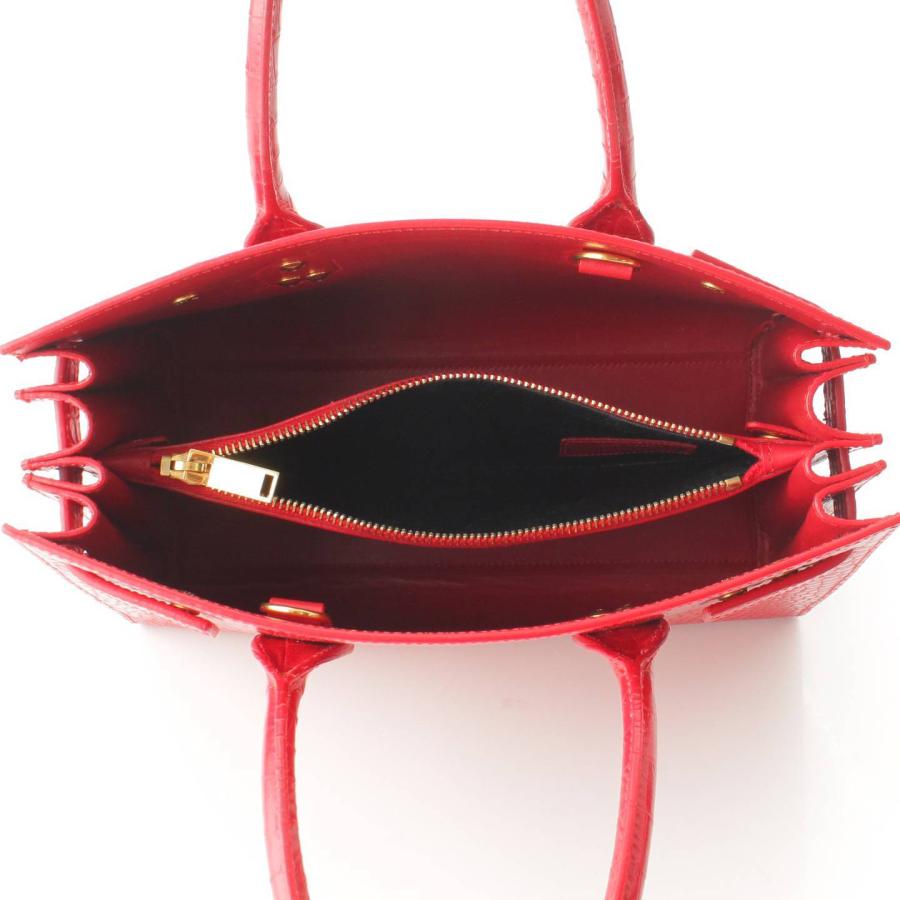 サンローラン】SAINT LAURENT ベイビーサックドジュール クロコ型押し 