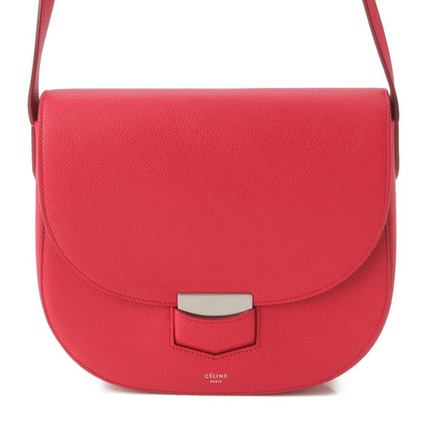 CELINE 【セリーヌ】Celine トロッター ミディアム ショルダーバッグ  
