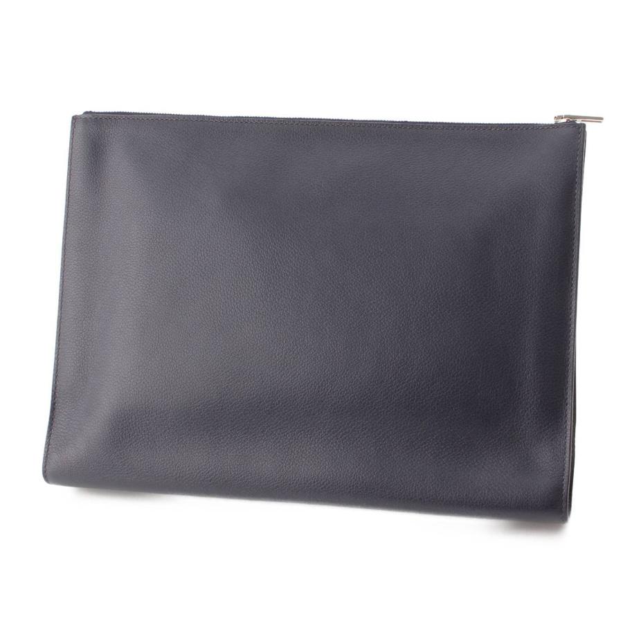 HERMES 【エルメス】Hermes ジップアンゴーGM エバカラー クラッチ 