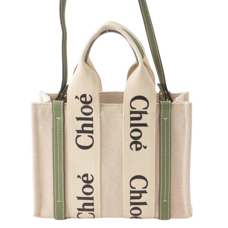 Chloe 【クロエ】Chloe ウッディ スモール キャンバス 2way 