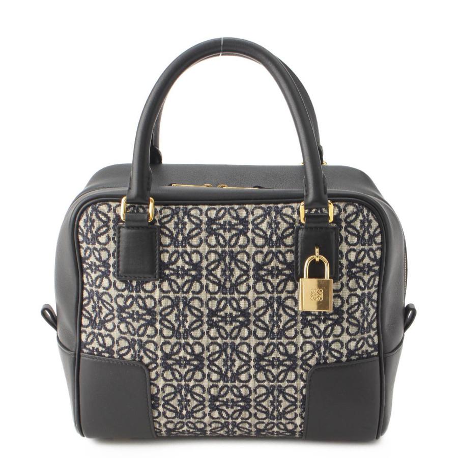LOEWE 【ロエベ】Loewe アマソナ19 アナグラム ジャガード×レザー 