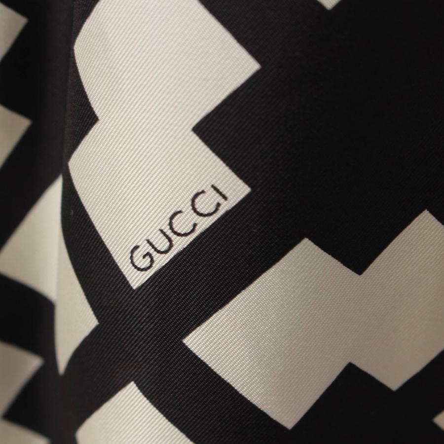 グッチ】Gucci ランバス タイルプリント シルク ワンピース 734793  