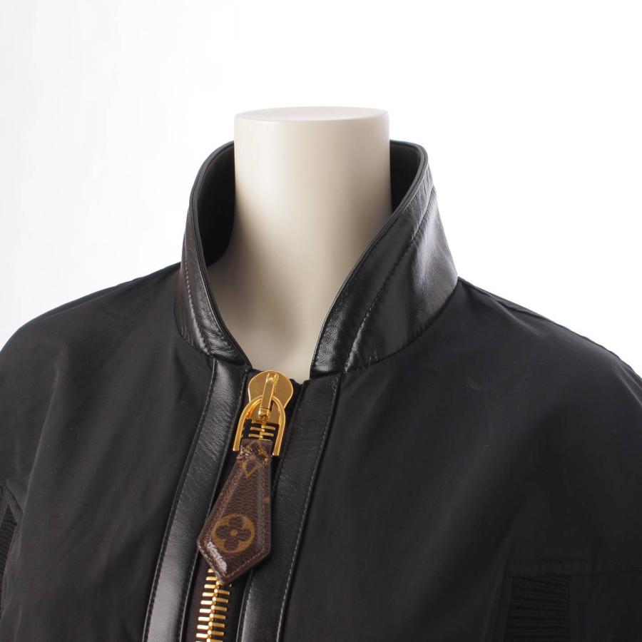 ルイヴィトン】Louis Vuitton モノグラム レザーアクセント パーカー 