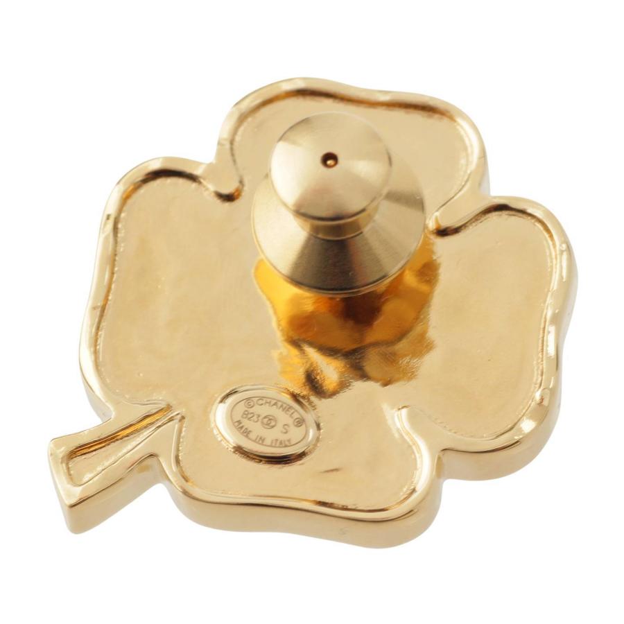 新品】CHANEL シャネル B23S ココマーク クローバー ピンブローチ