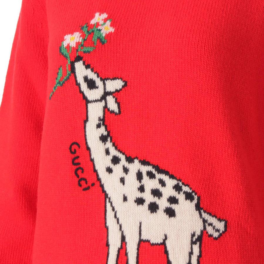 GUCCI 【グッチ】Gucci Deerlet Wool Sweater キリンデザイン ニット 
