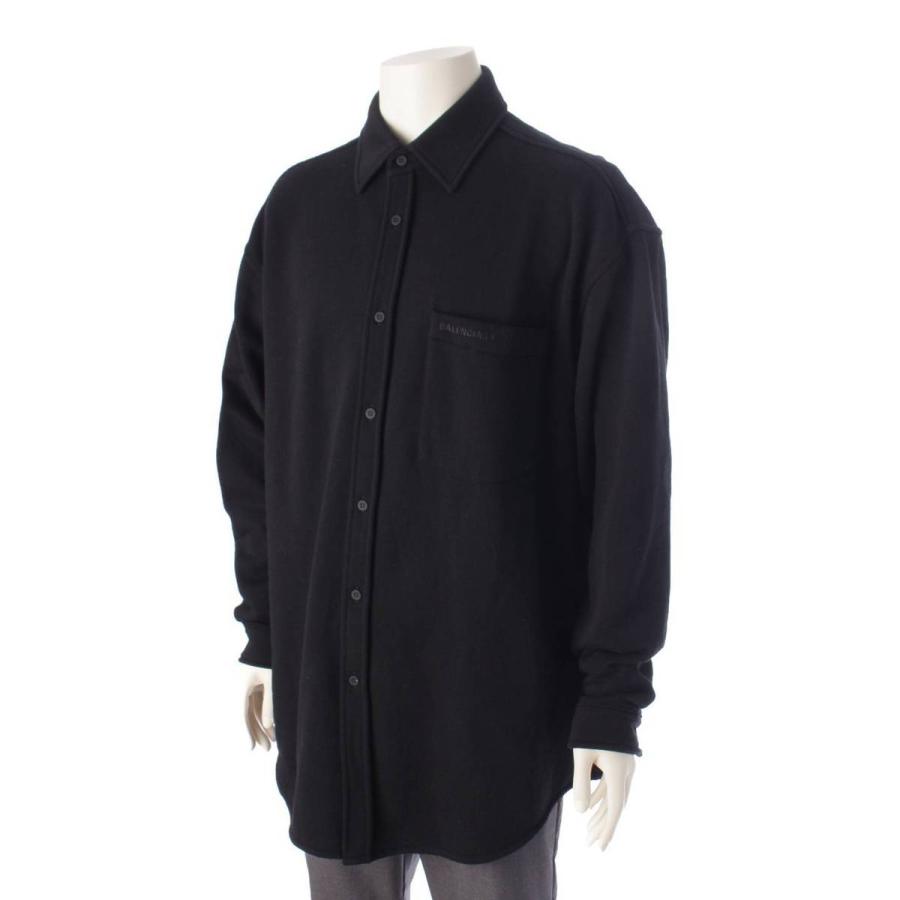 バレンシアガ】Balenciaga 21AW ロゴ コットン オーバーサイズ シャツ 
