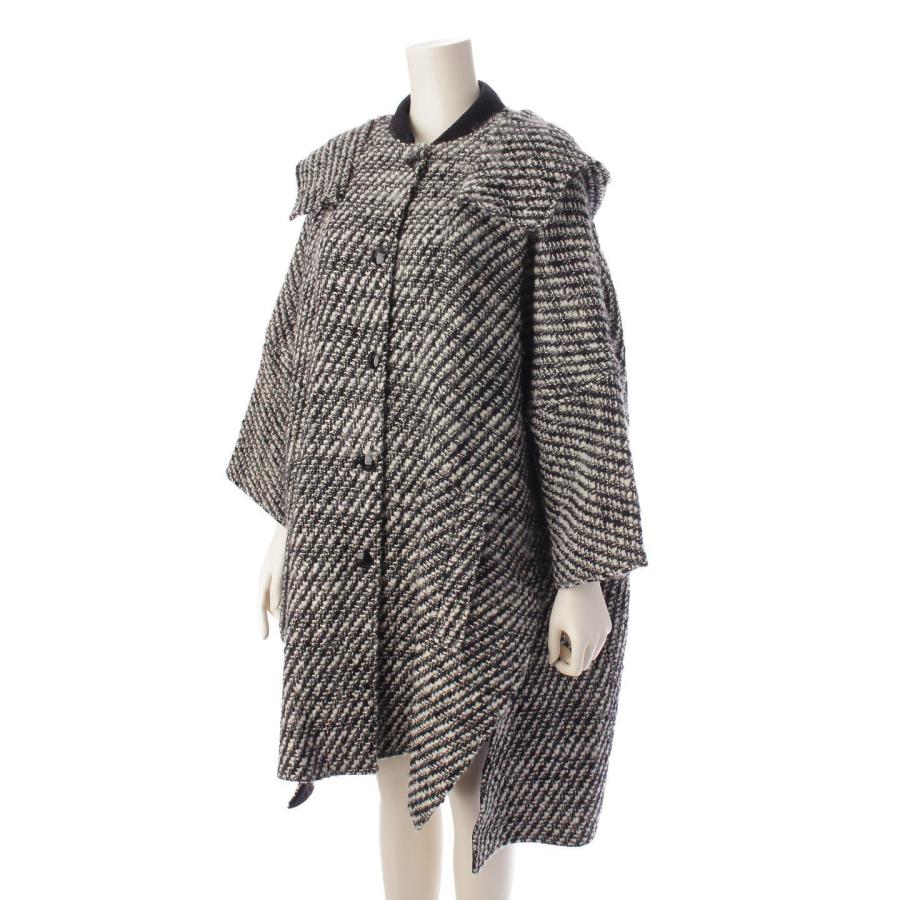 ステラマッカートニー Stella McCartney ツイード フード コート ステラマッカートニー Stella McCartney ツイード フード コート