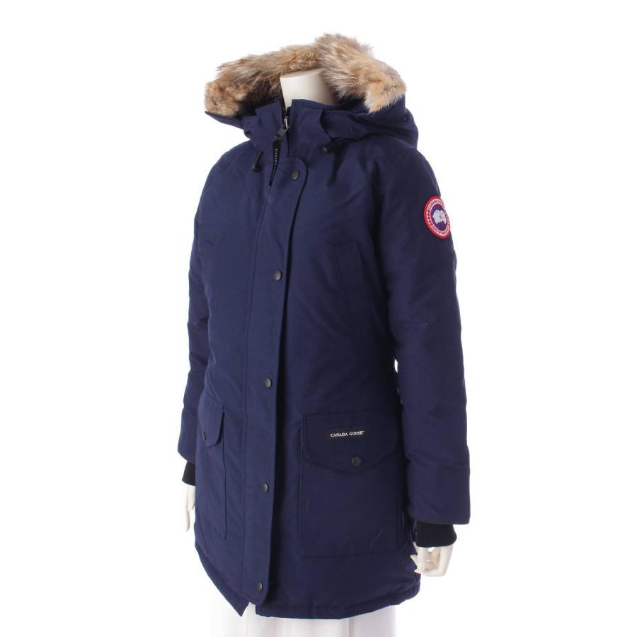 GOOSE　TRILLIUM PARKA トリリウムパーカ ダウンジャケット 6660LA ネイビー M 【中古】【正規品保証】197104 【生地】