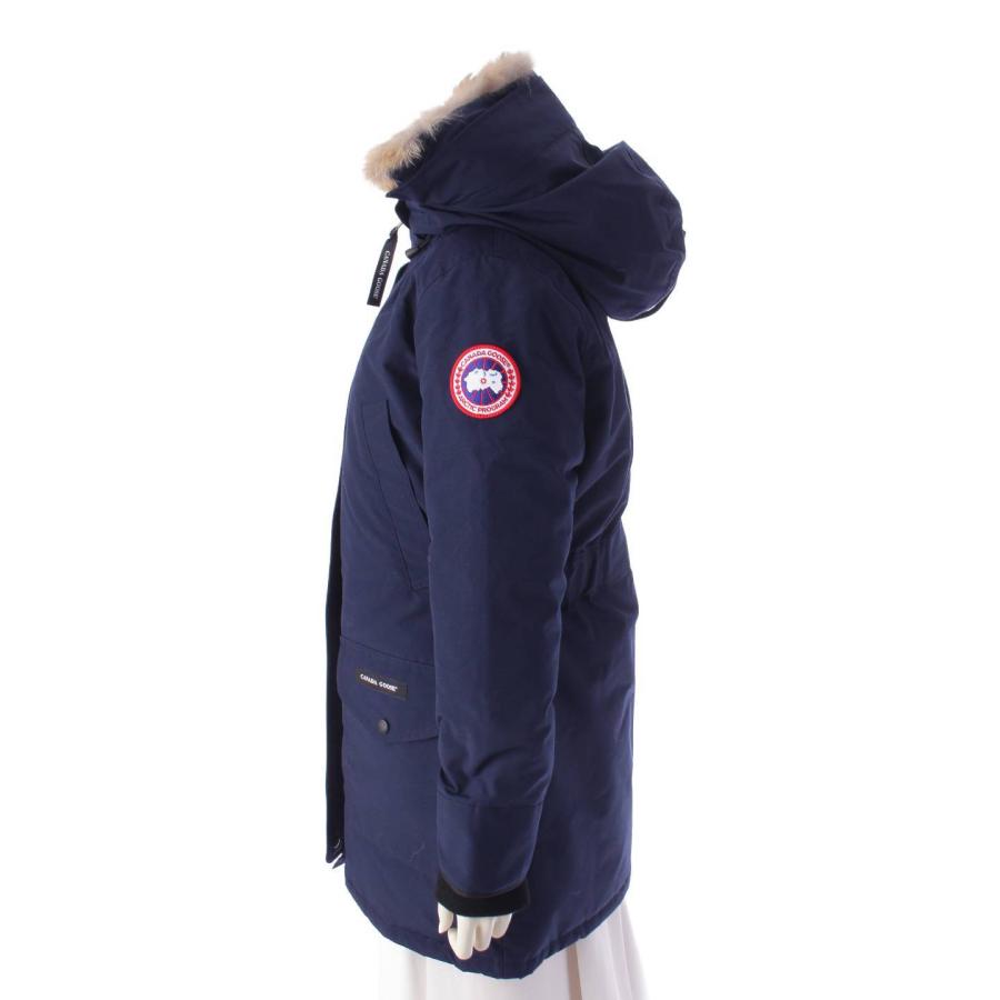 GOOSE　TRILLIUM PARKA トリリウムパーカ ダウンジャケット 6660LA ネイビー M 【中古】【正規品保証】197104 【生地】
