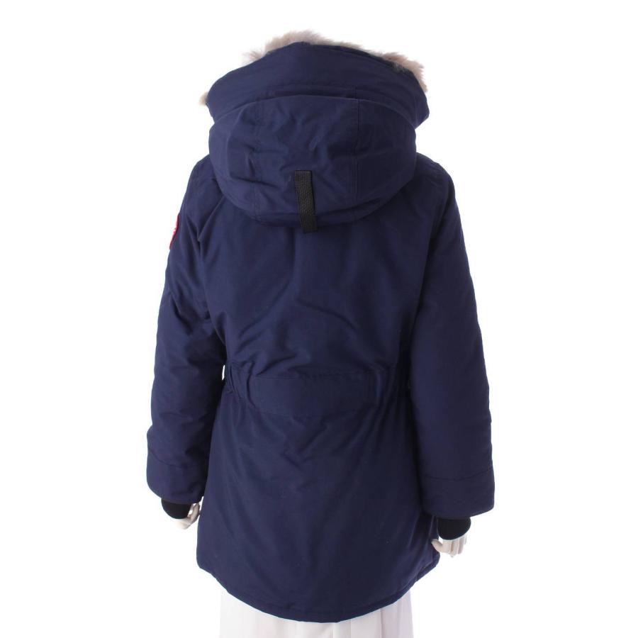 GOOSE　TRILLIUM PARKA トリリウムパーカ ダウンジャケット 6660LA ネイビー M 【中古】【正規品保証】197104 【生地】