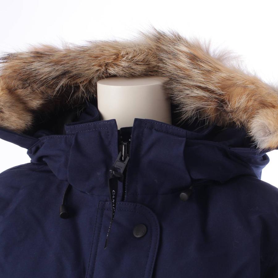 GOOSE　TRILLIUM PARKA トリリウムパーカ ダウンジャケット 6660LA ネイビー M 【中古】【正規品保証】197104 【生地】