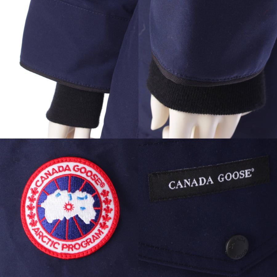 GOOSE　TRILLIUM PARKA トリリウムパーカ ダウンジャケット 6660LA ネイビー M 【中古】【正規品保証】197104 【生地】