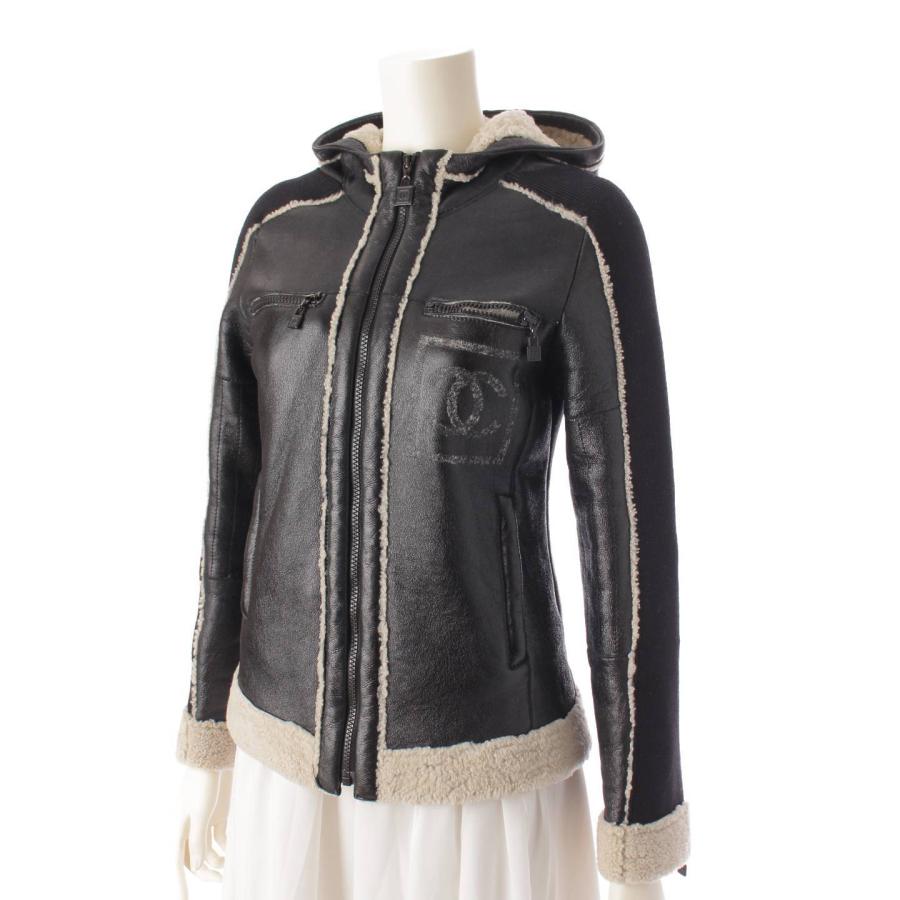 CHANEL 【シャネル】Chanel 08A スポーツ ココマーク フード レザー  