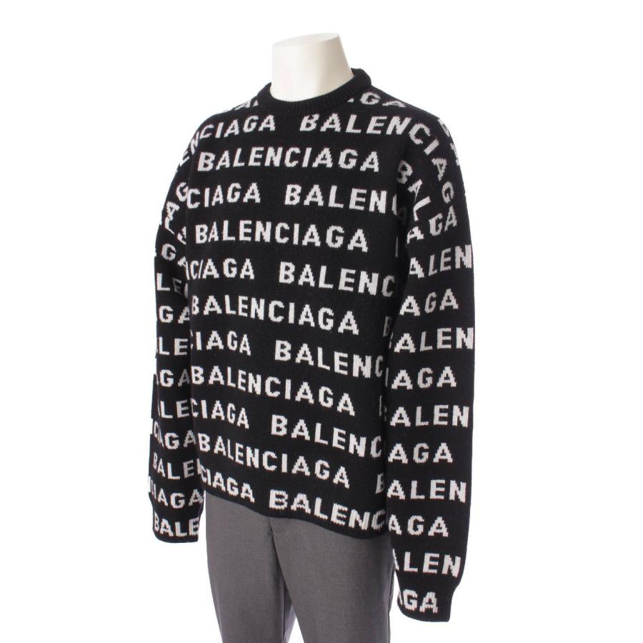 バレンシアガ】Balenciaga 23AW メンズ ロゴジャガード クルーネック 