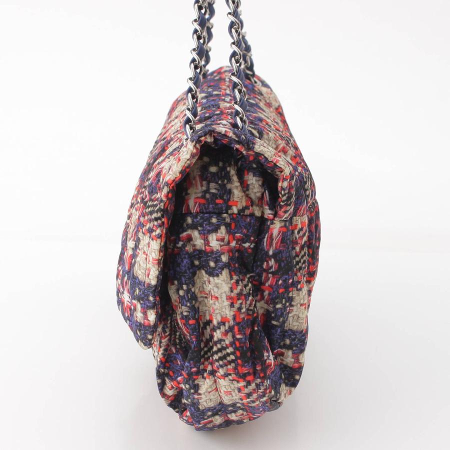 CHANEL 【シャネル】Chanel ナイロン ツイードプリント ポーチ付き  