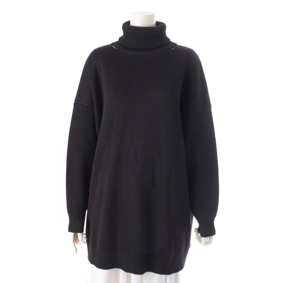バレンシアガ】Balenciaga バックスリット タートルネック ニット 