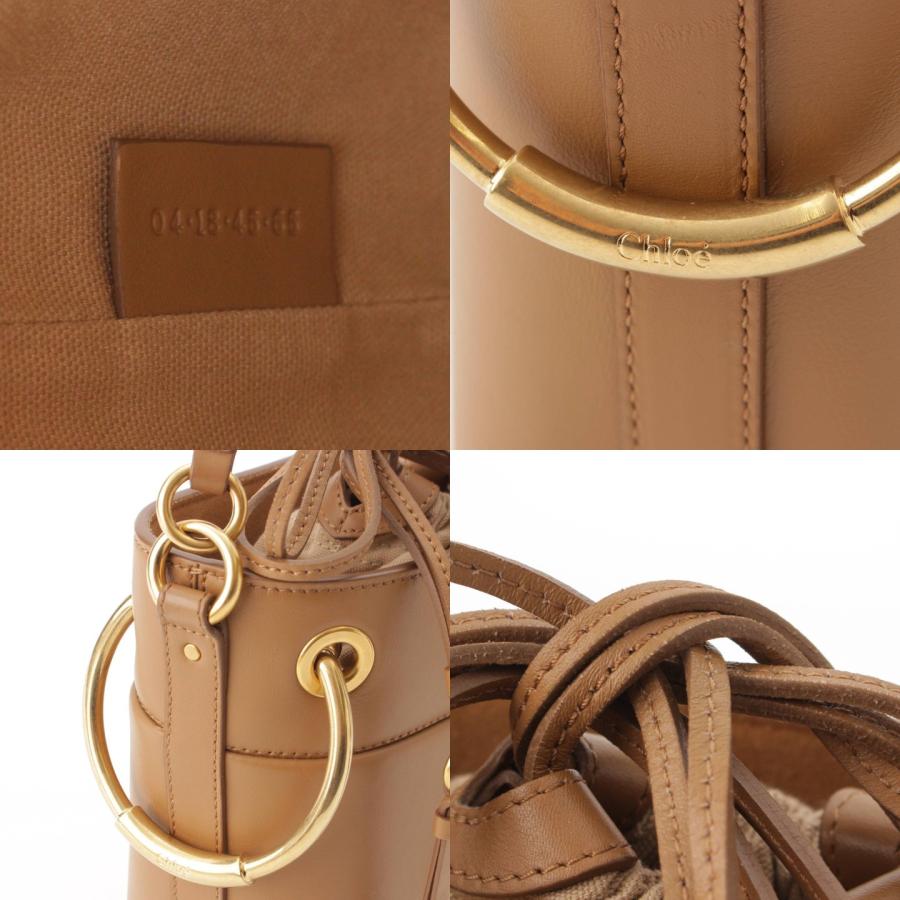 Chloe 【クロエ】Chloe ROY ロイ ロゴ レザー 巾着 2way