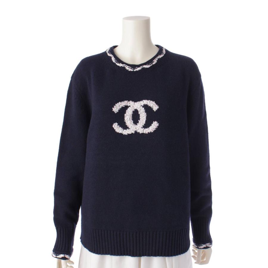 CHANEL 【シャネル】Chanel 21P ココマーク カシミヤ プルオーバー 