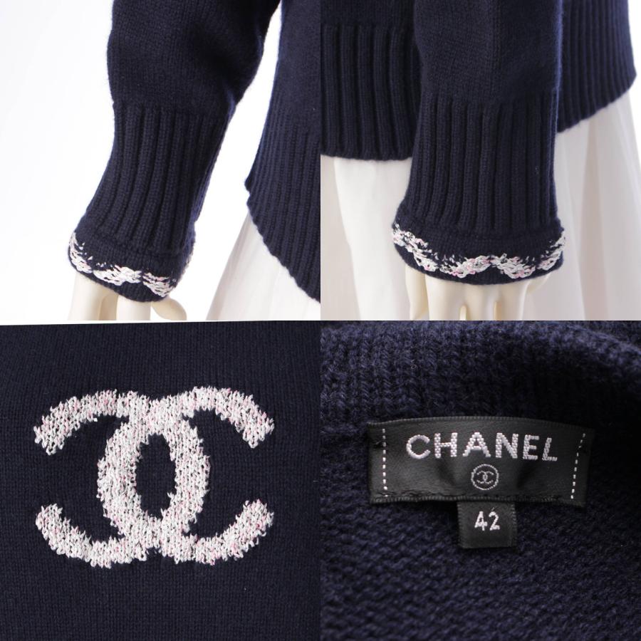 CHANEL 【シャネル】Chanel 21P ココマーク カシミヤ プルオーバー 