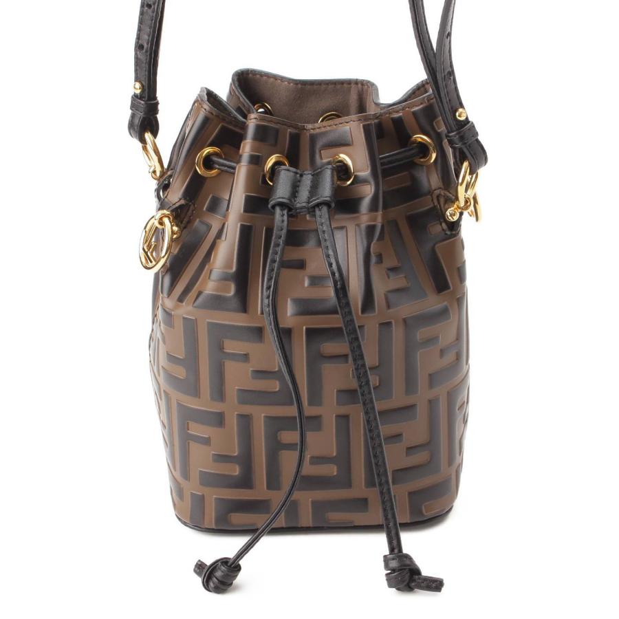 FENDI 【フェンディ】Fendi ズッカ FF柄 モントレゾール レザー 巾着  