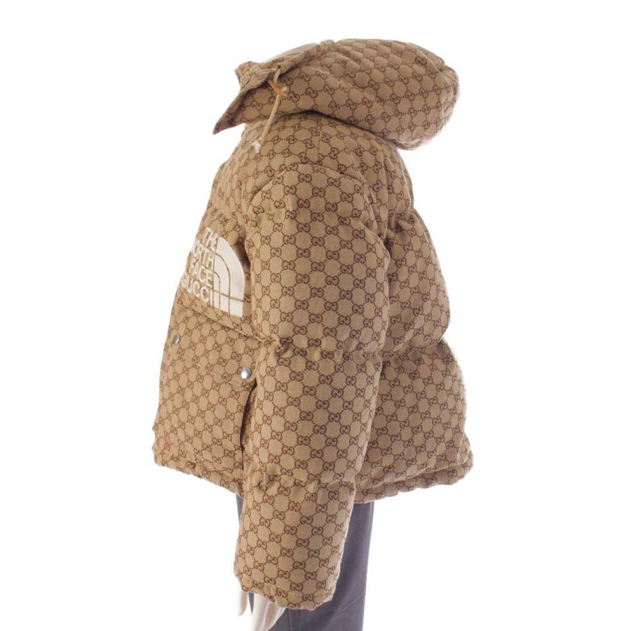 GUCCI GG CANVAS ダウンジャケット 657012 GUCCI グッチ ノースフェイス THE NORTH FACE GG CANVAS フード