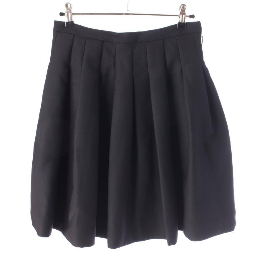 クリスチャンディオール】Christian Dior ウール フレア ミニスカート  