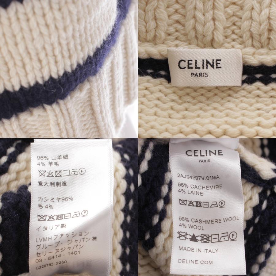 CELINE 【セリーヌ】Celine 23SS カシミヤ×ウール ボートネック 