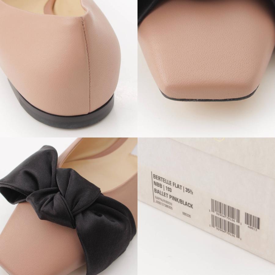 Jimmy Chooジミーチュウ リボン ナッパレザー パンプス35