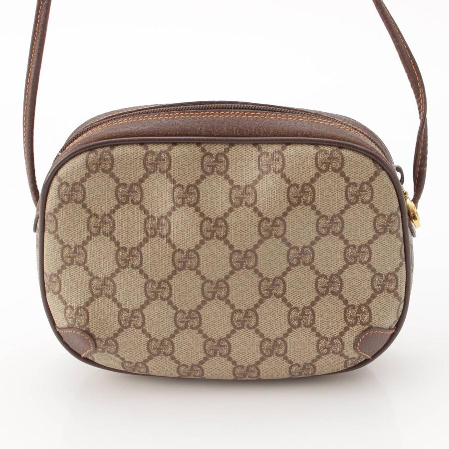 【グッチ】Gucci　オールドグッチ シェリーライン GGスプリーム ラウンド ショルダーバッグ ブラウン 【中古】【正規品保証】200420｜retrojp｜03