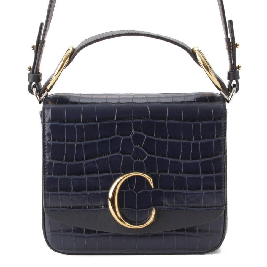 クロエ】Chloe C クロコ型押し レザー 2WAYハンドバッグ ショルダー 