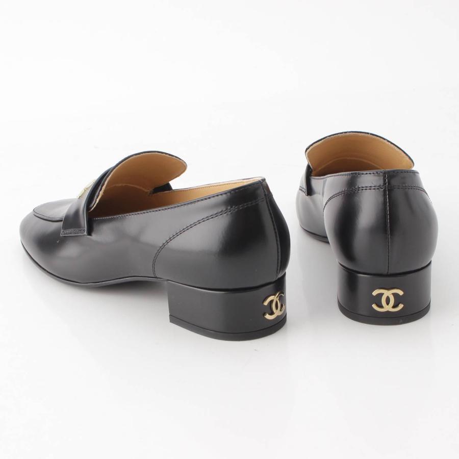 CHANEL 【シャネル】Chanel ココマーク ロゴ レザー ローファー  