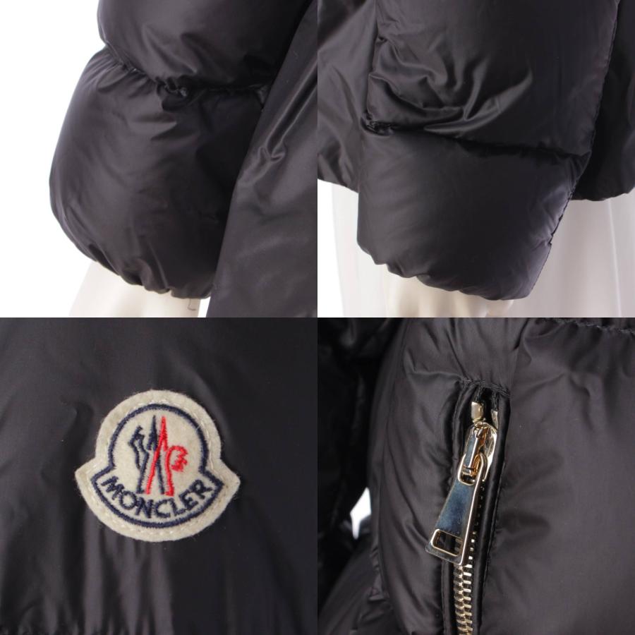 【モンクレール】Moncler ANET アネ スタンドネック 裾フリル ダウンジャケット ブラック 00【中古】201000｜retrojp｜06