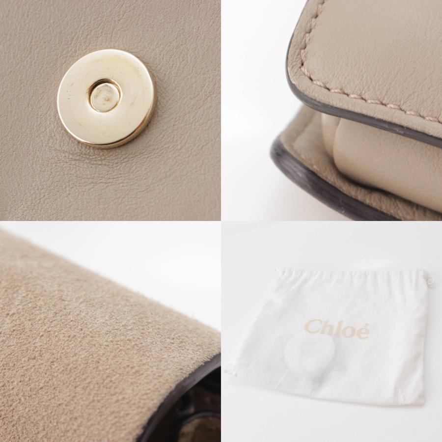 Chloe 【クロエ】Chloe FAYE フェイ レザー チェーン装飾 ショルダー 